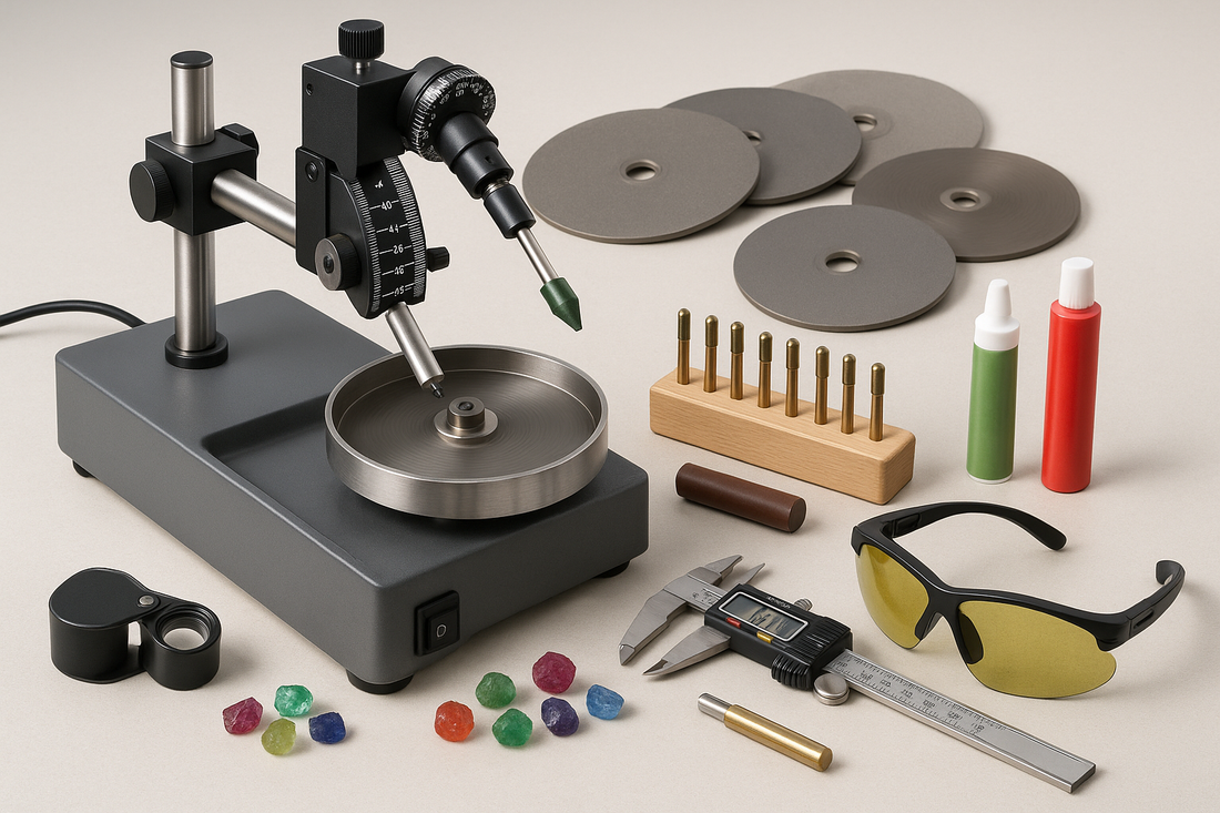 Equipments do i need to start my first faceting rough gemstones