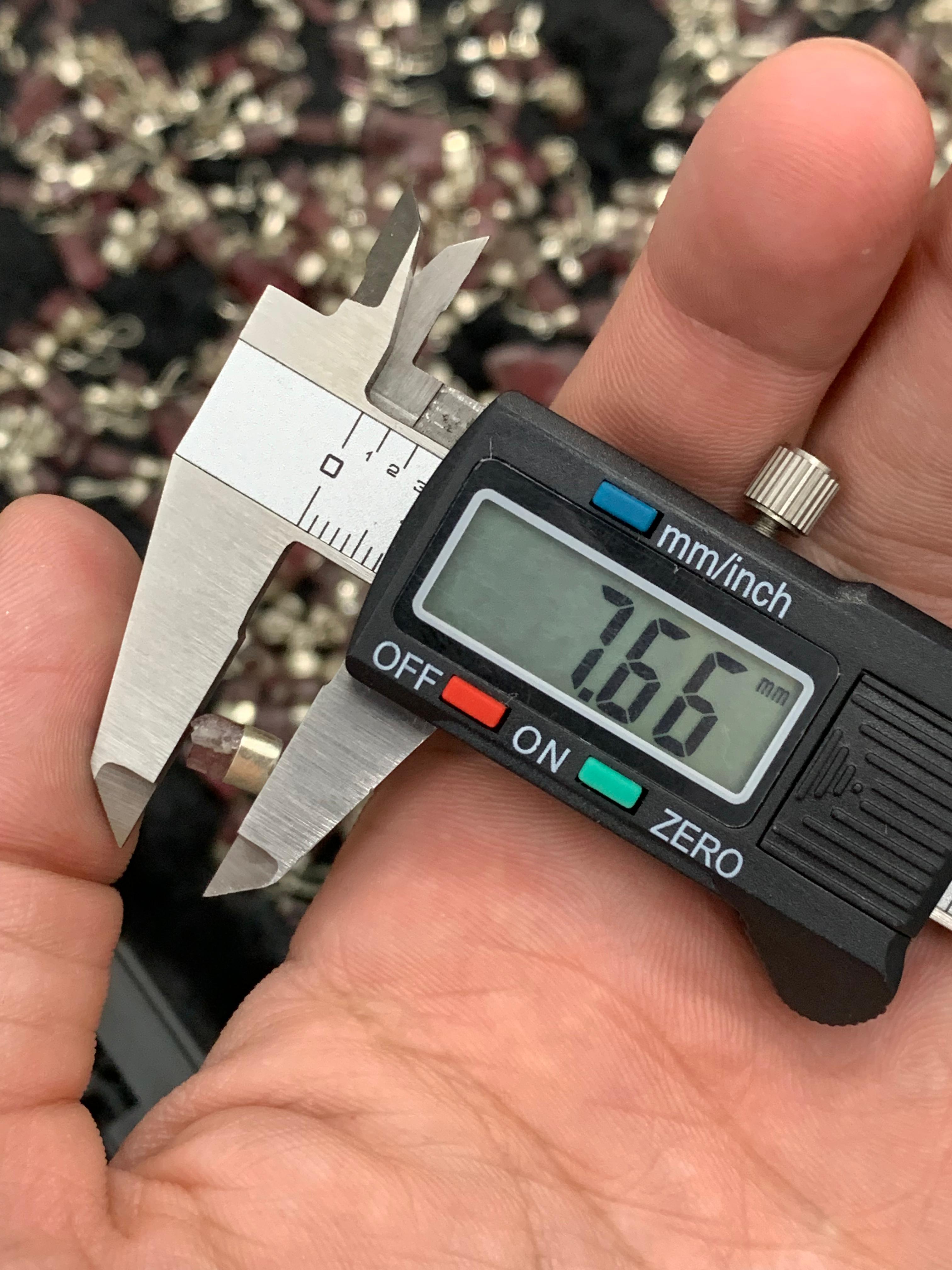 30 Pink Tourmaline Pendants Silver Sterling Deal Bulk