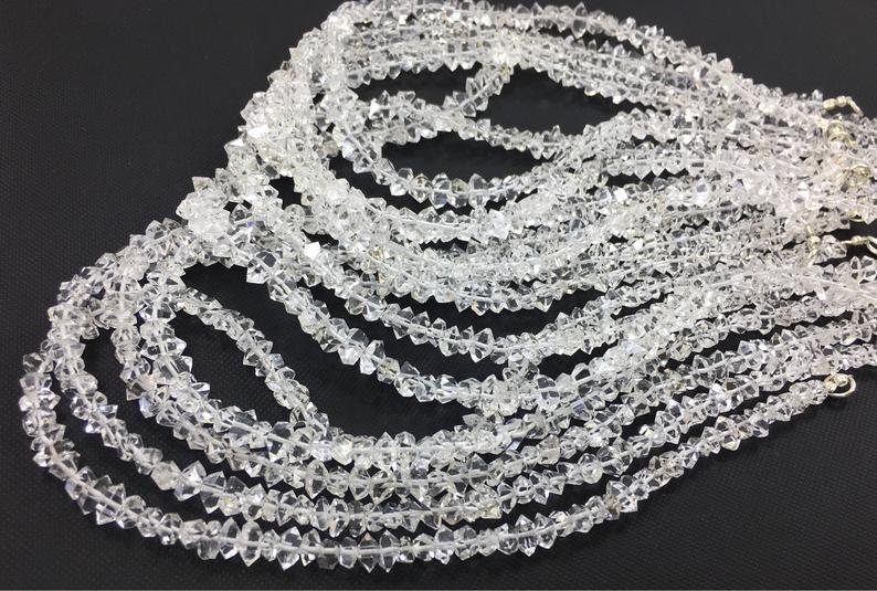 Rough Herkimer Diamond Quartz Bulk Deals | Herkimer Diamond Necklaces