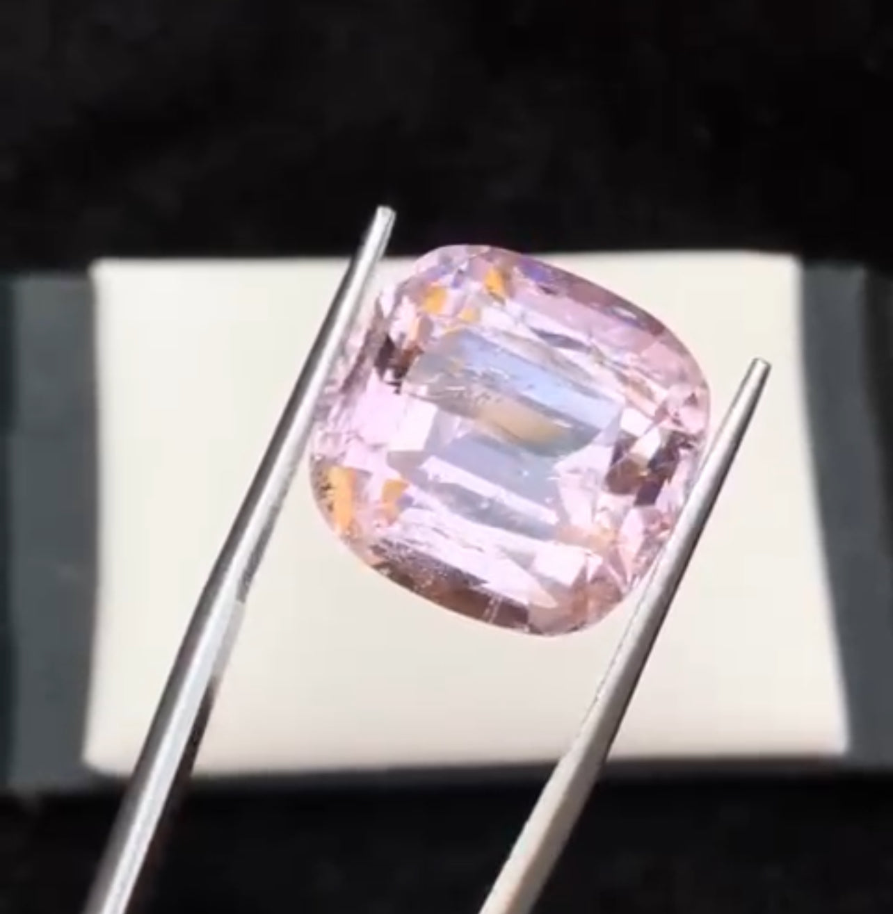 19carats Cushion Cut Rare Pink Topaz Loose Gem