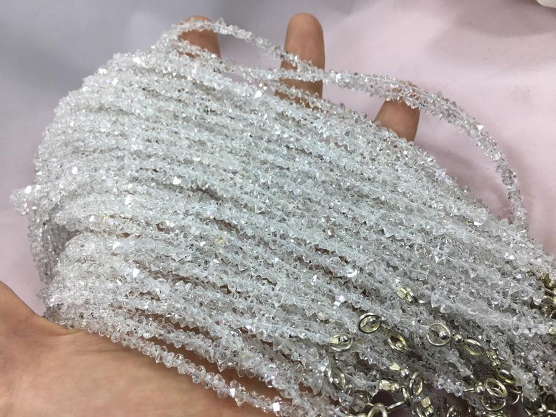 Rough Herkimer Diamond Quartz Bulk Deals | Herkimer Diamond Necklaces
