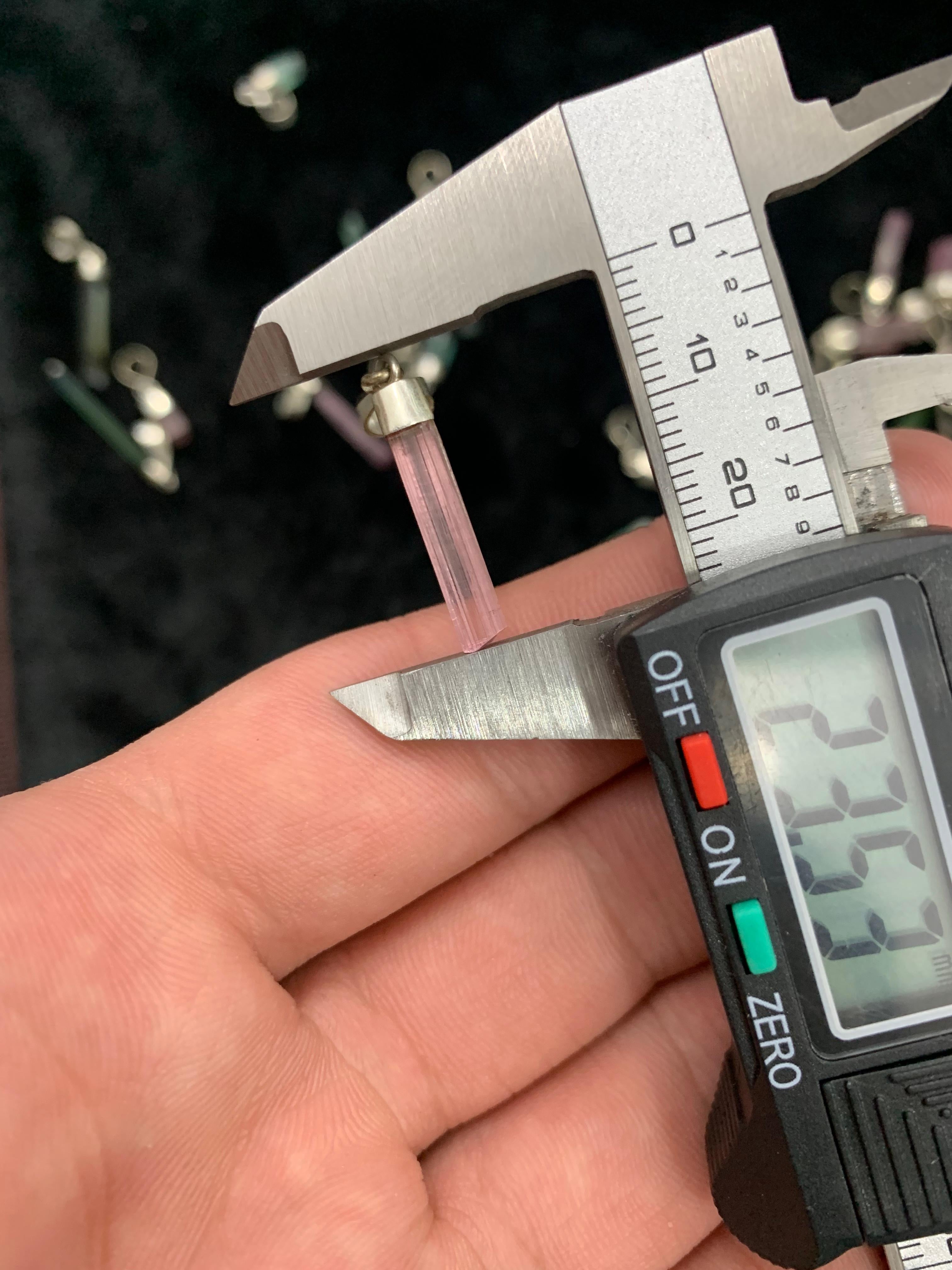 30 Pieces of Tourmaline Crystal Pendants Deal Wholesale