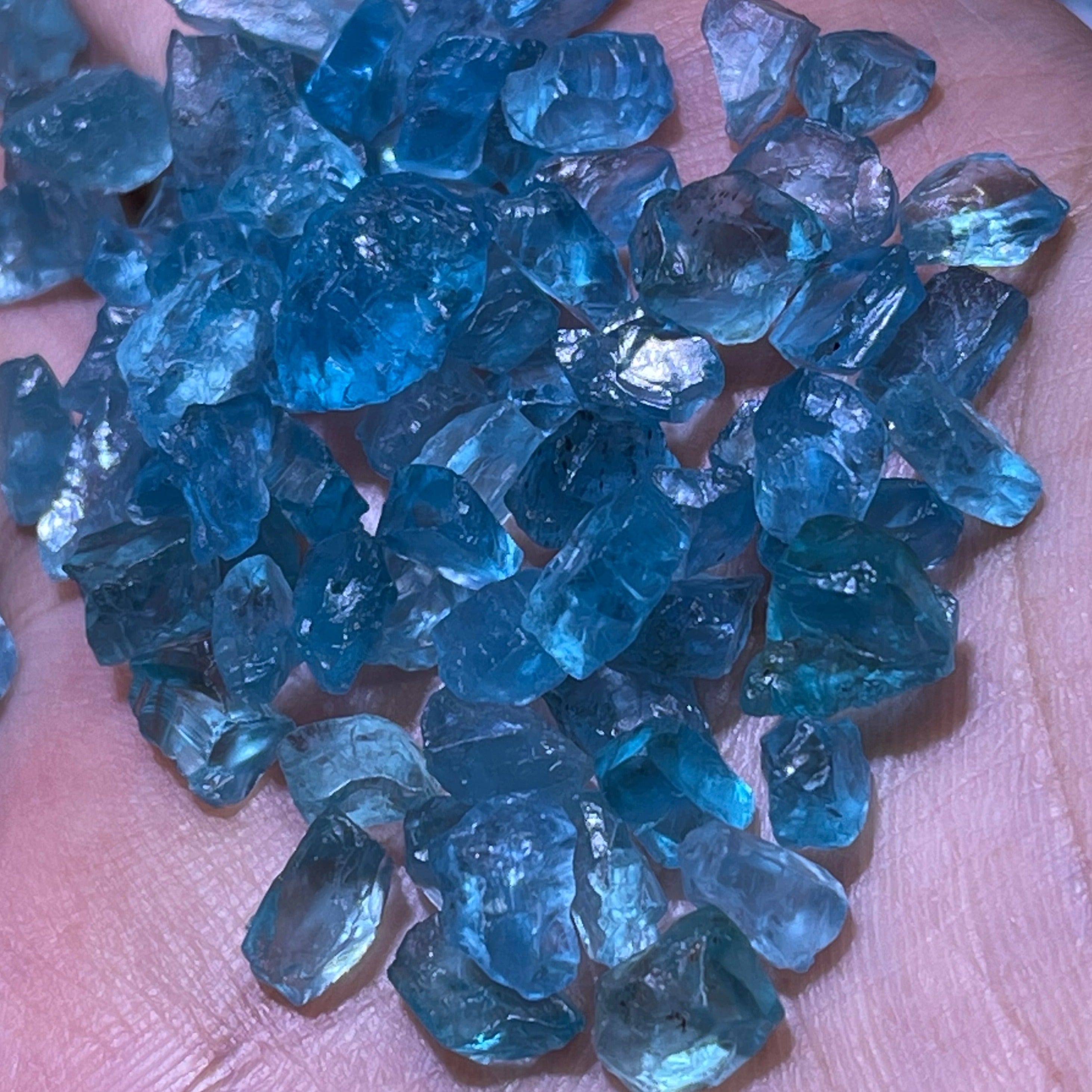 Facet Grade Raw apatite gemstone