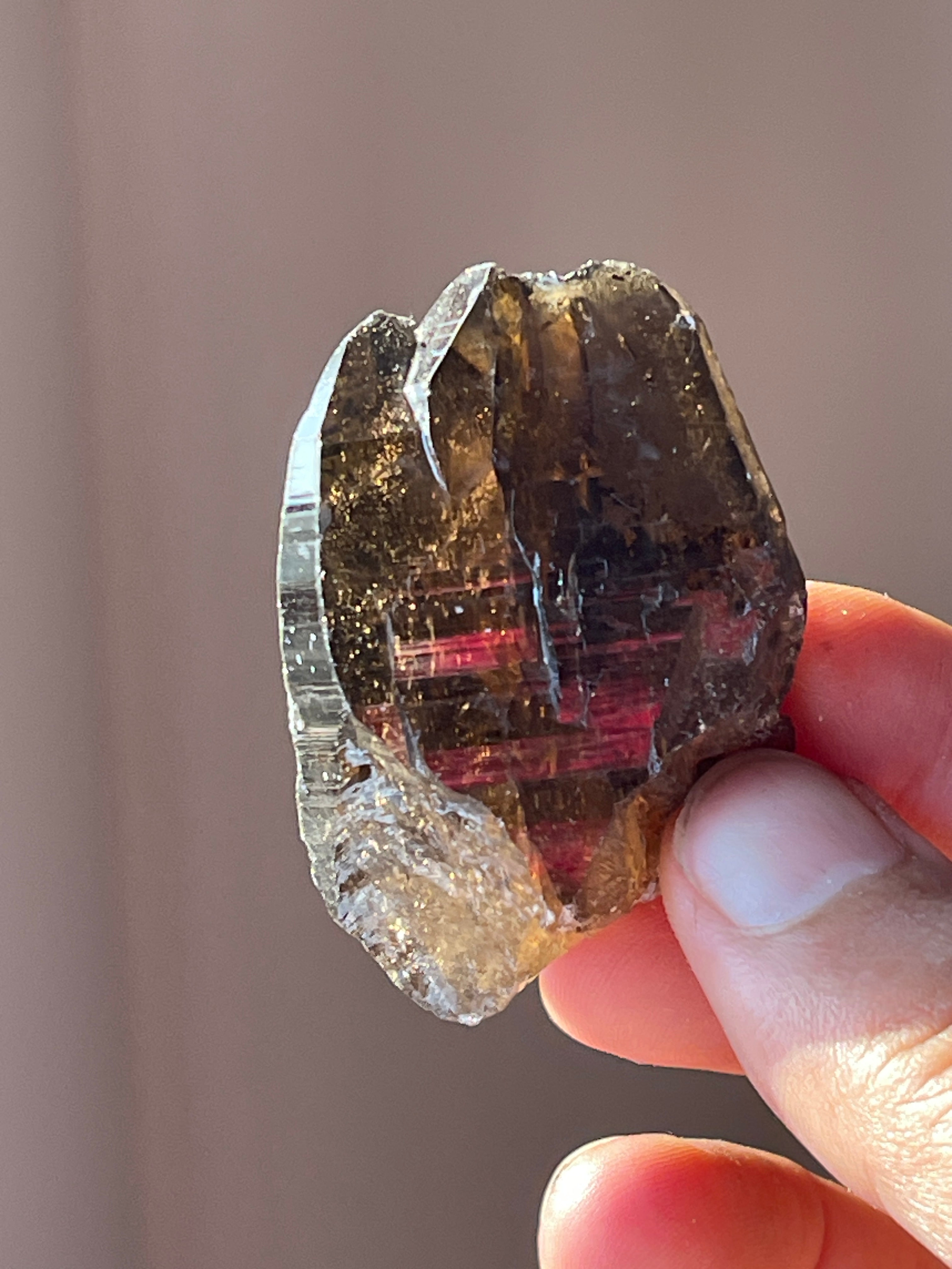 34 grams Smoky Quartz Cluster from Hunza, Pakistan