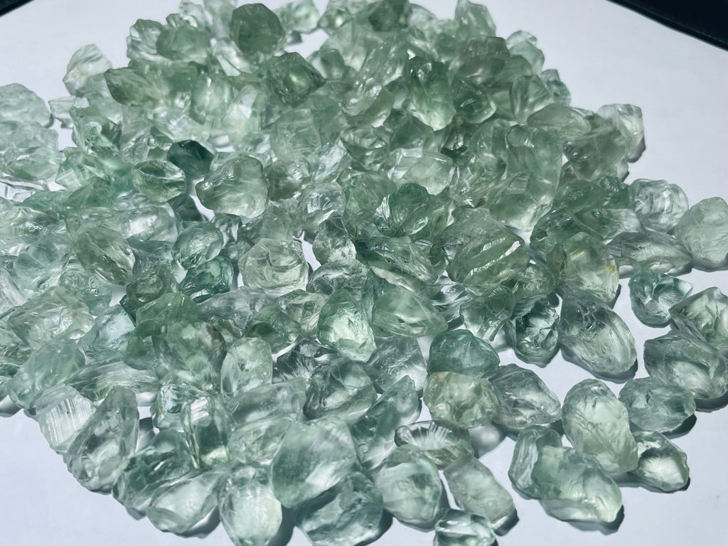 500 Grams Facet Grade Prasiolite for cutting