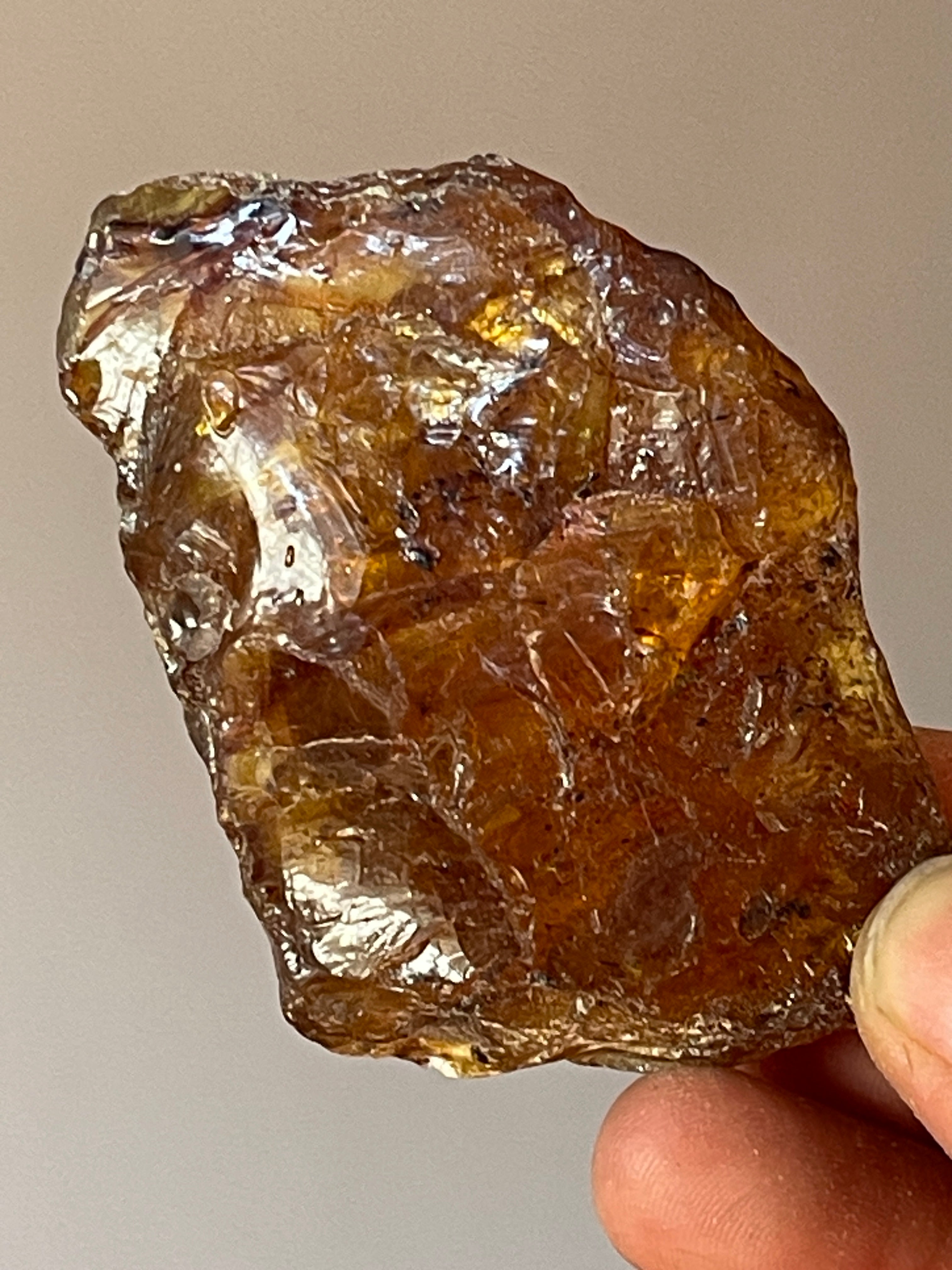 24.73 grams Amber Raw Stone for Collection | Lapidary