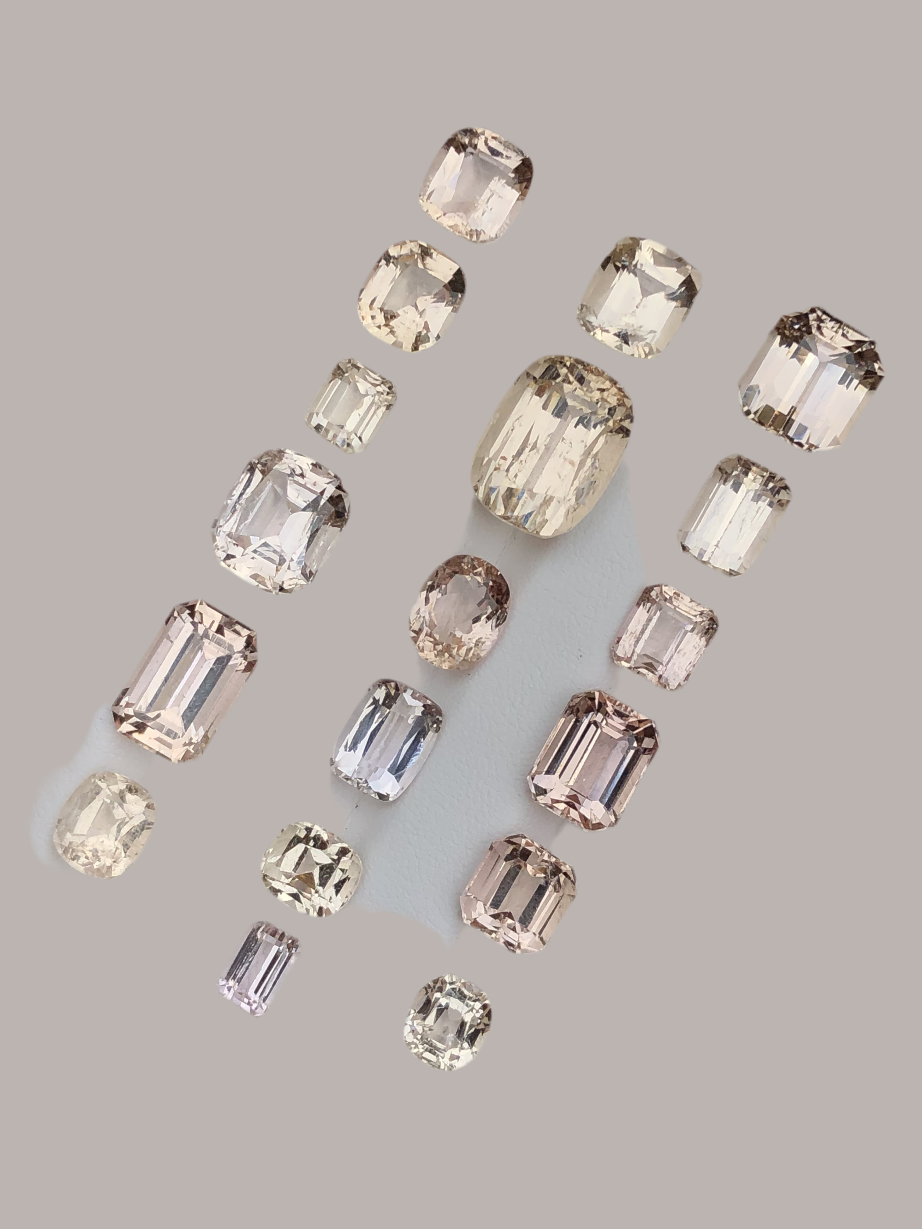 100 Carats Natural Katlang Topaz Faceted Stones | Imperial Topaz Wholesale