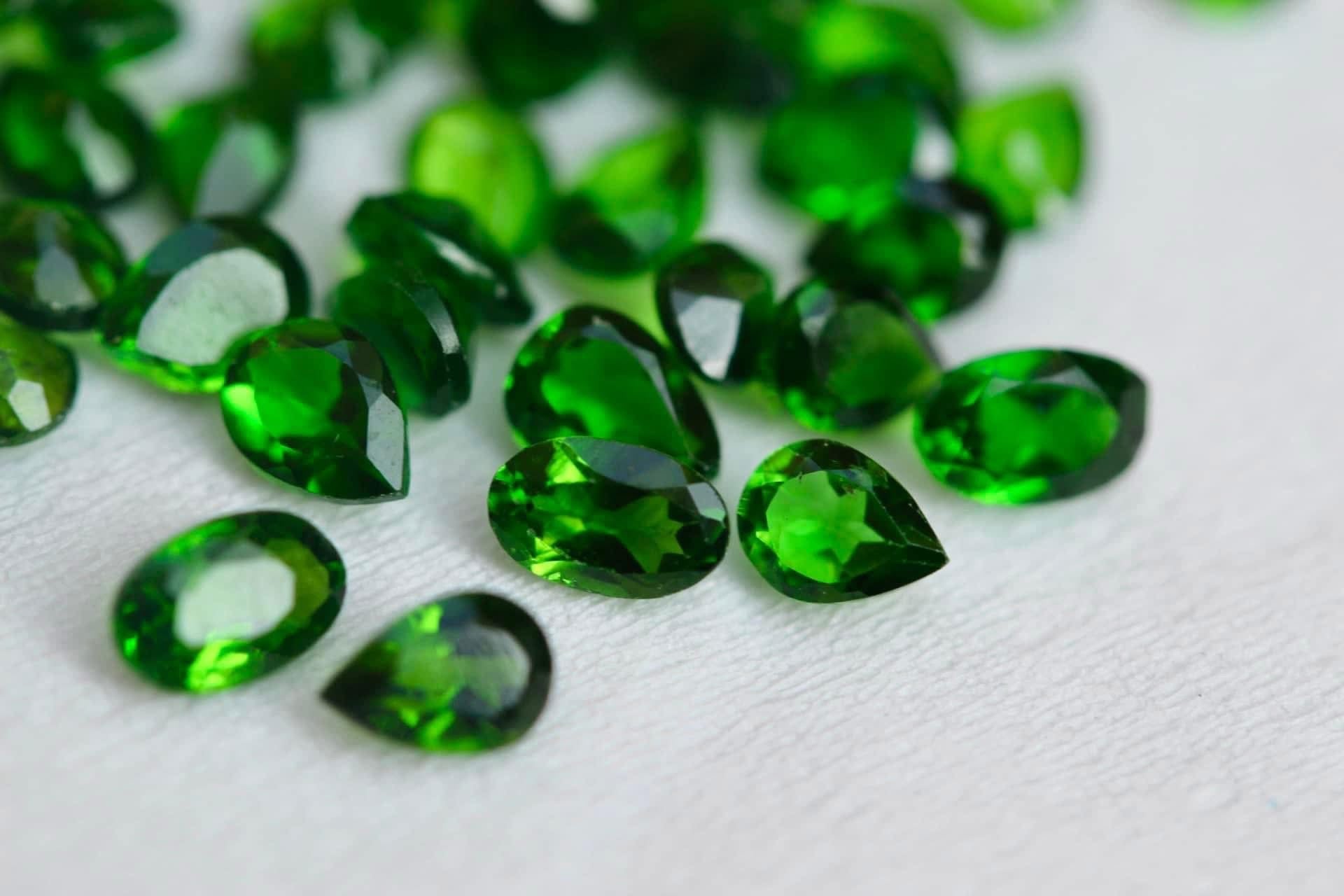 Calibrated Rare Chrome Diopside Loose Stone Deals | Bulk Loose Gems