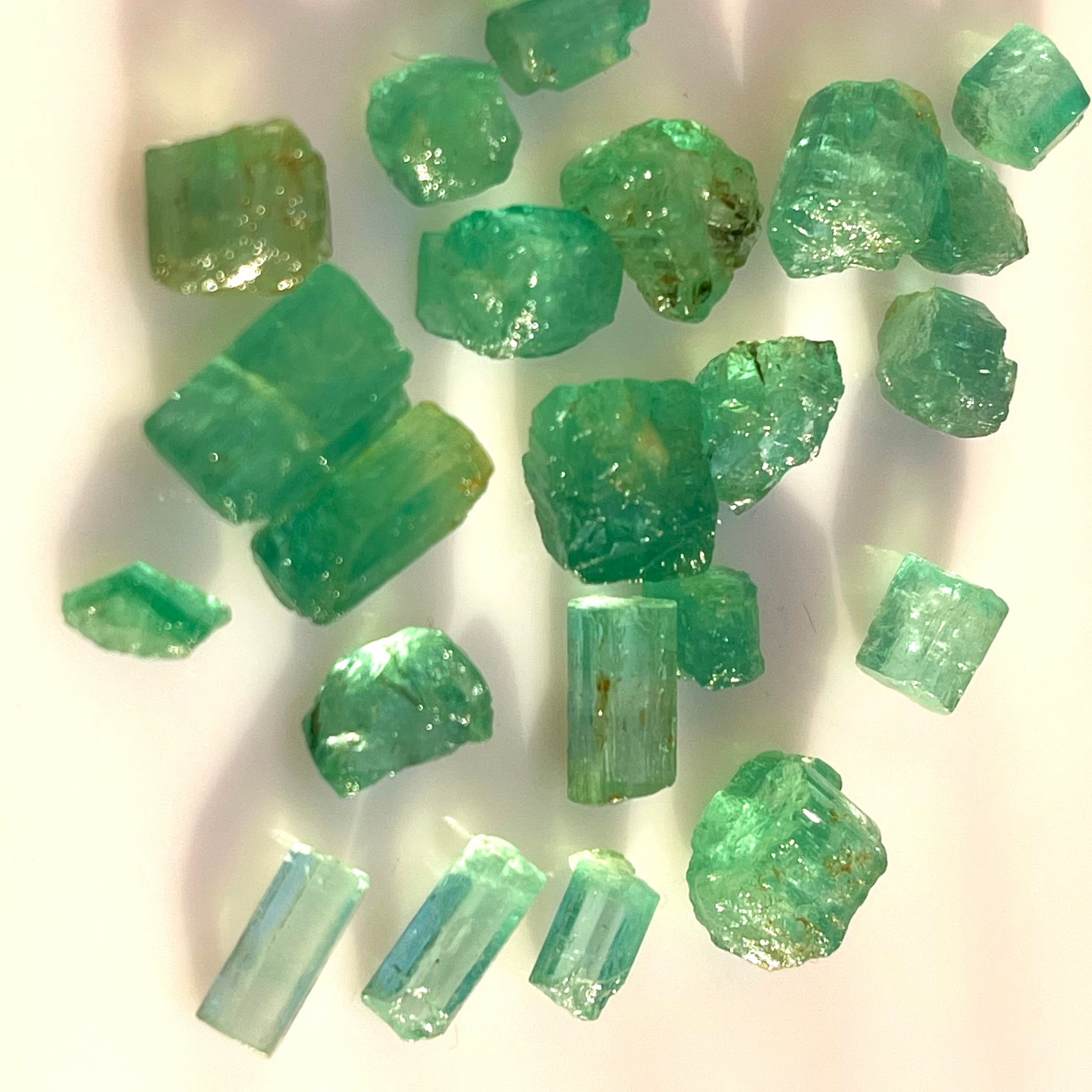 Uncut Facet Rough Emerald Stones Panjshir Emeralds Raw Stones