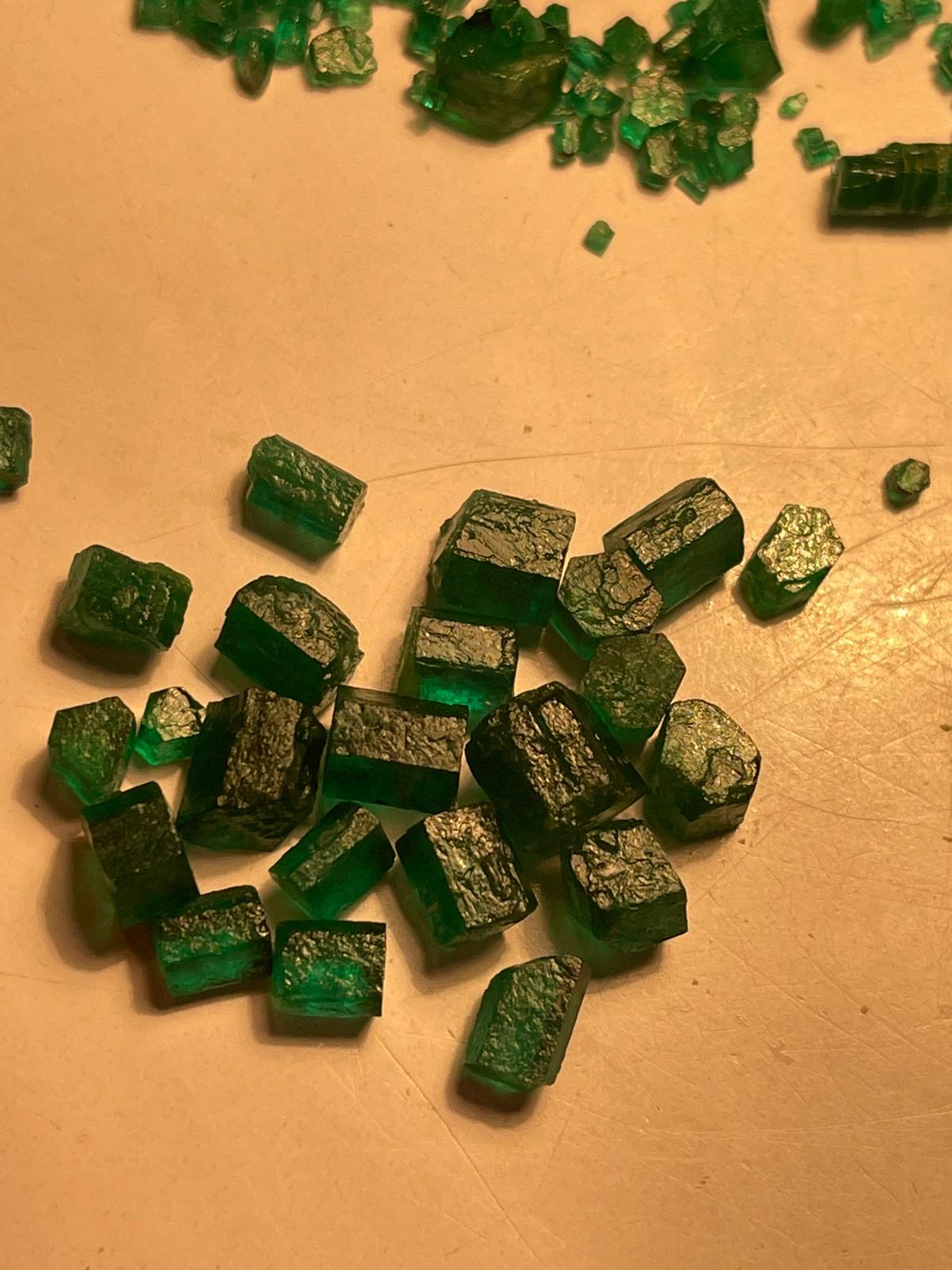 You May Like This Hexagonal SHape Rough Emerald