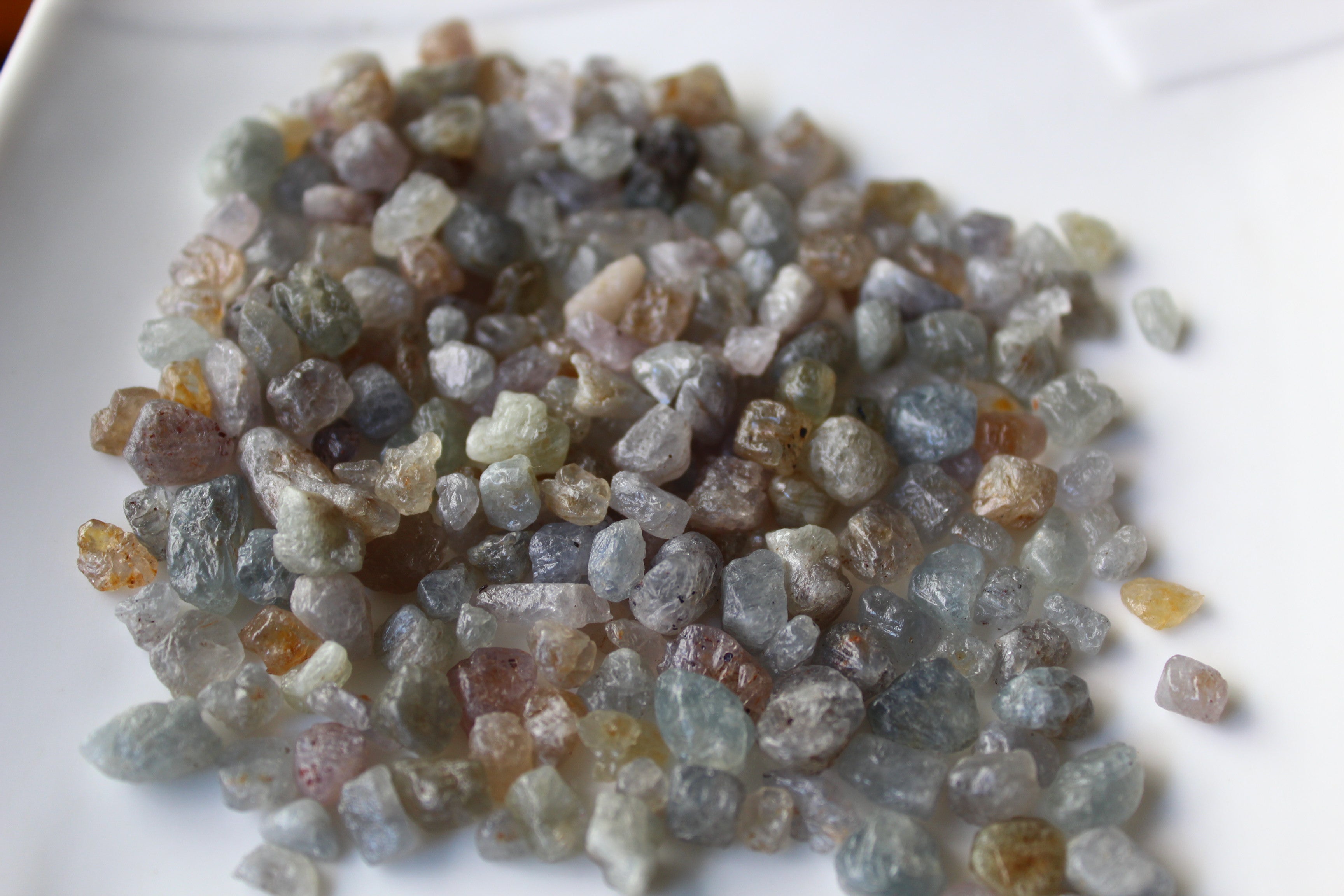 1 kg Raw Sapphire for Cabbing / Carving - Rough Sapphire Crystals