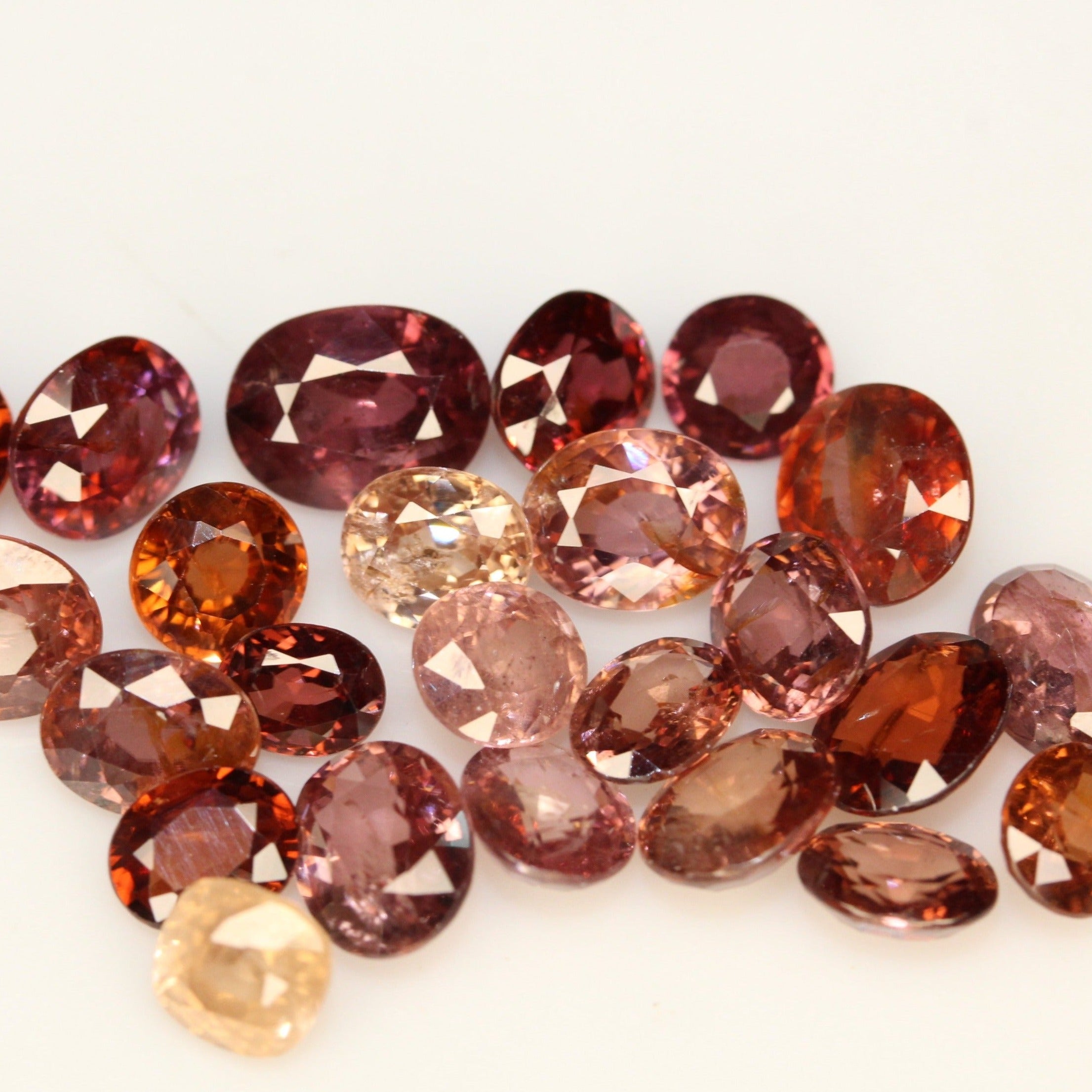 zircon brownish red gemstone