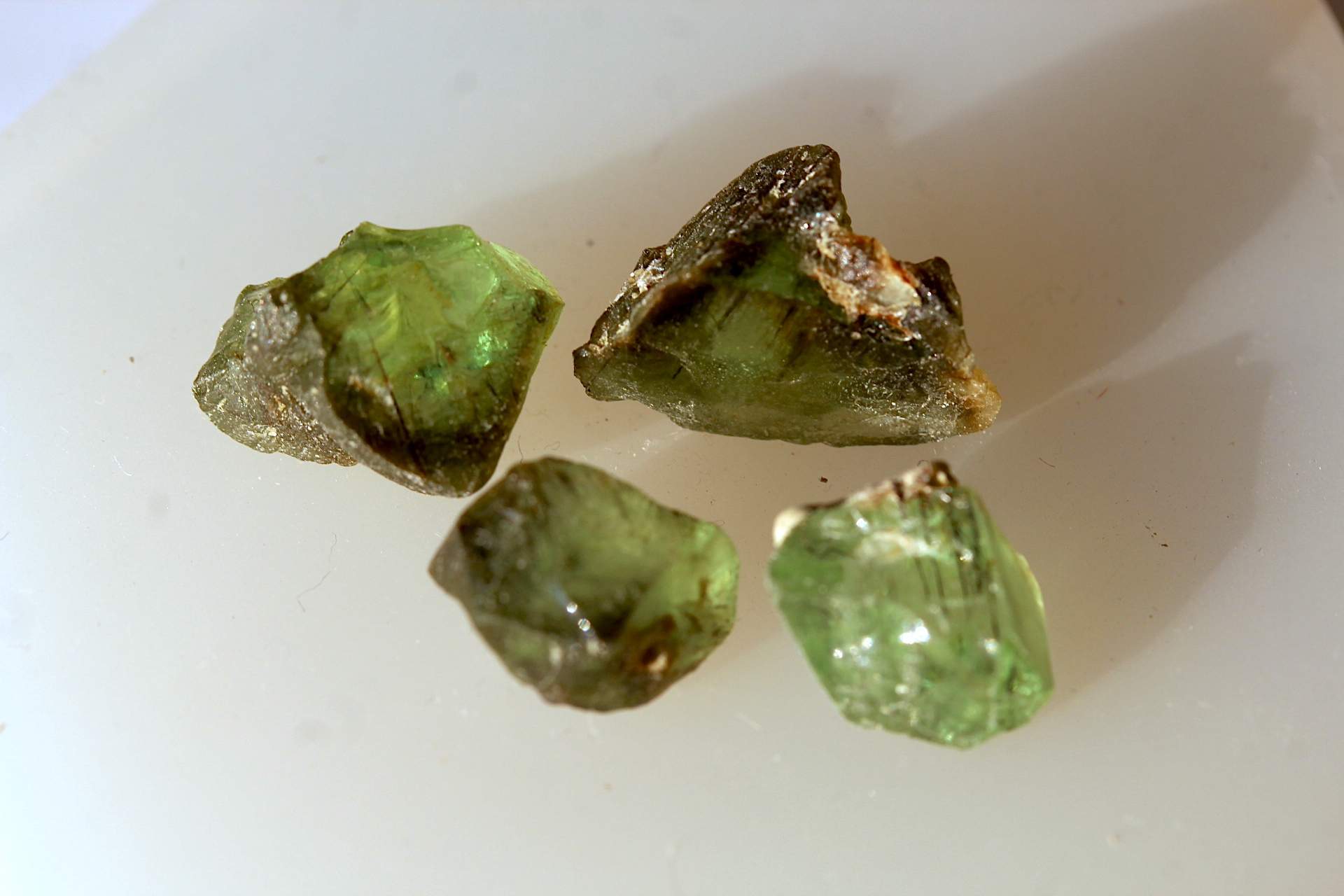Facet Raw Ludwigite Included Rough Peridot