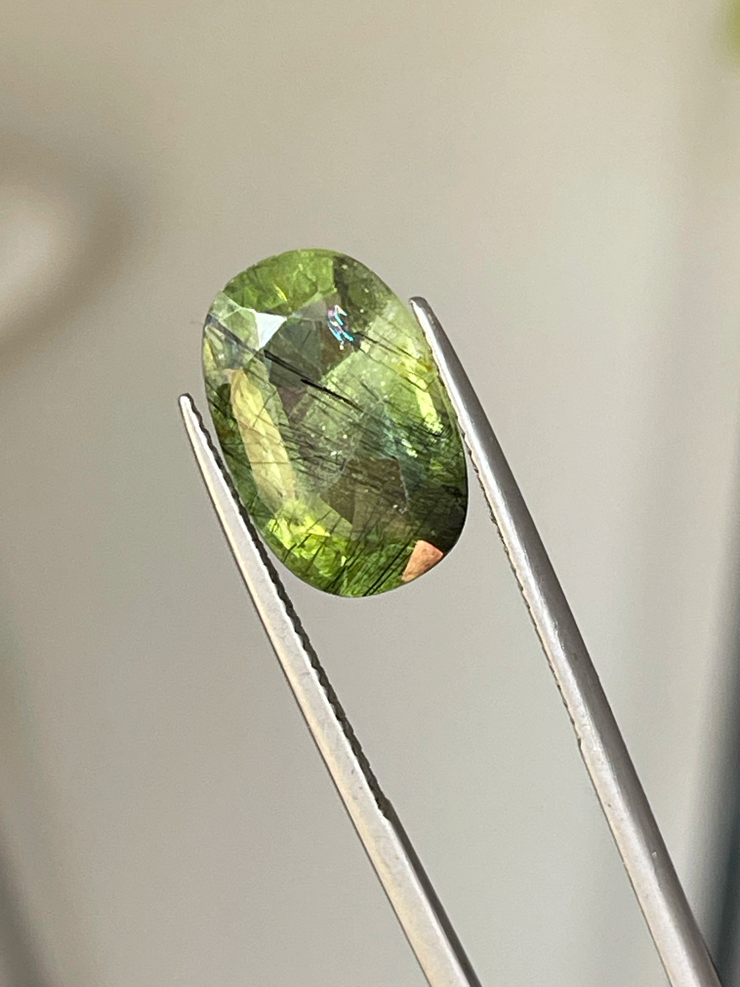 Buy Rare Peridot Ludwigite Gem