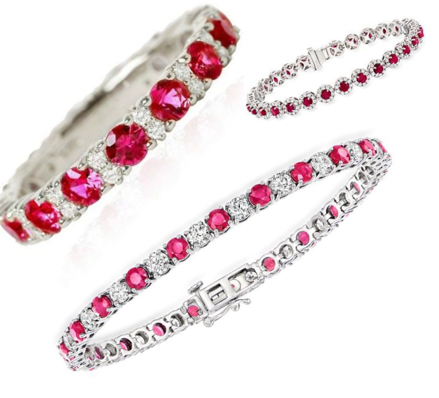2.5 to 3.9 mm Round Pink Ruby Loose Stone Deals
