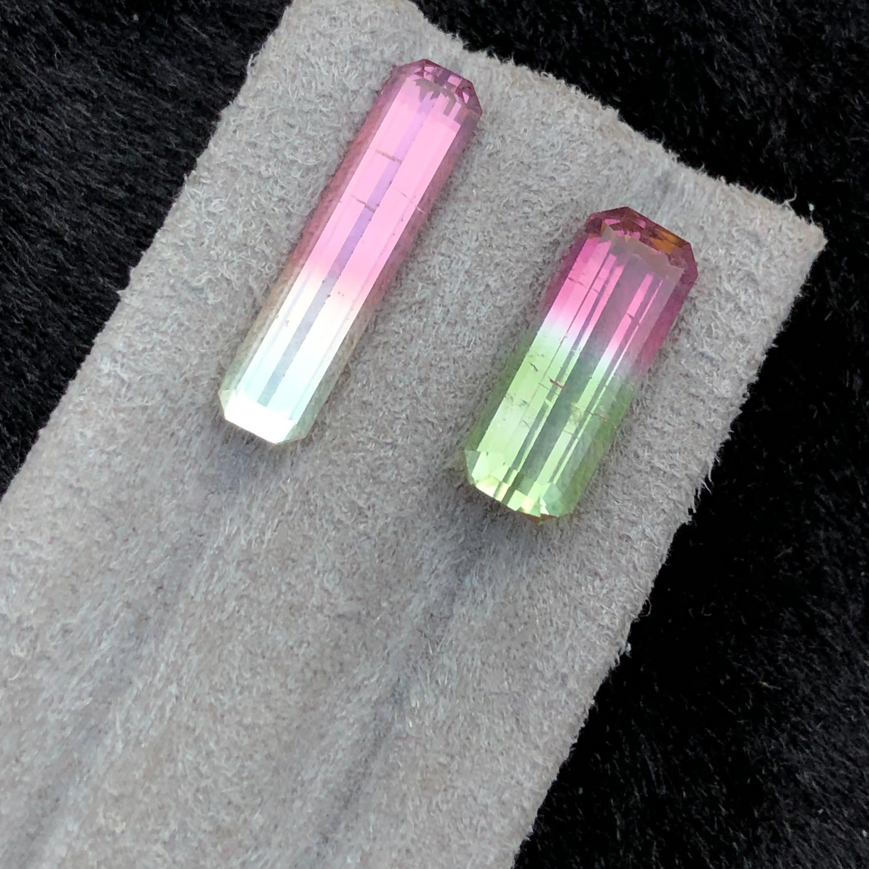 9.65 Carats Watermelon Tourmaline Loose Gem