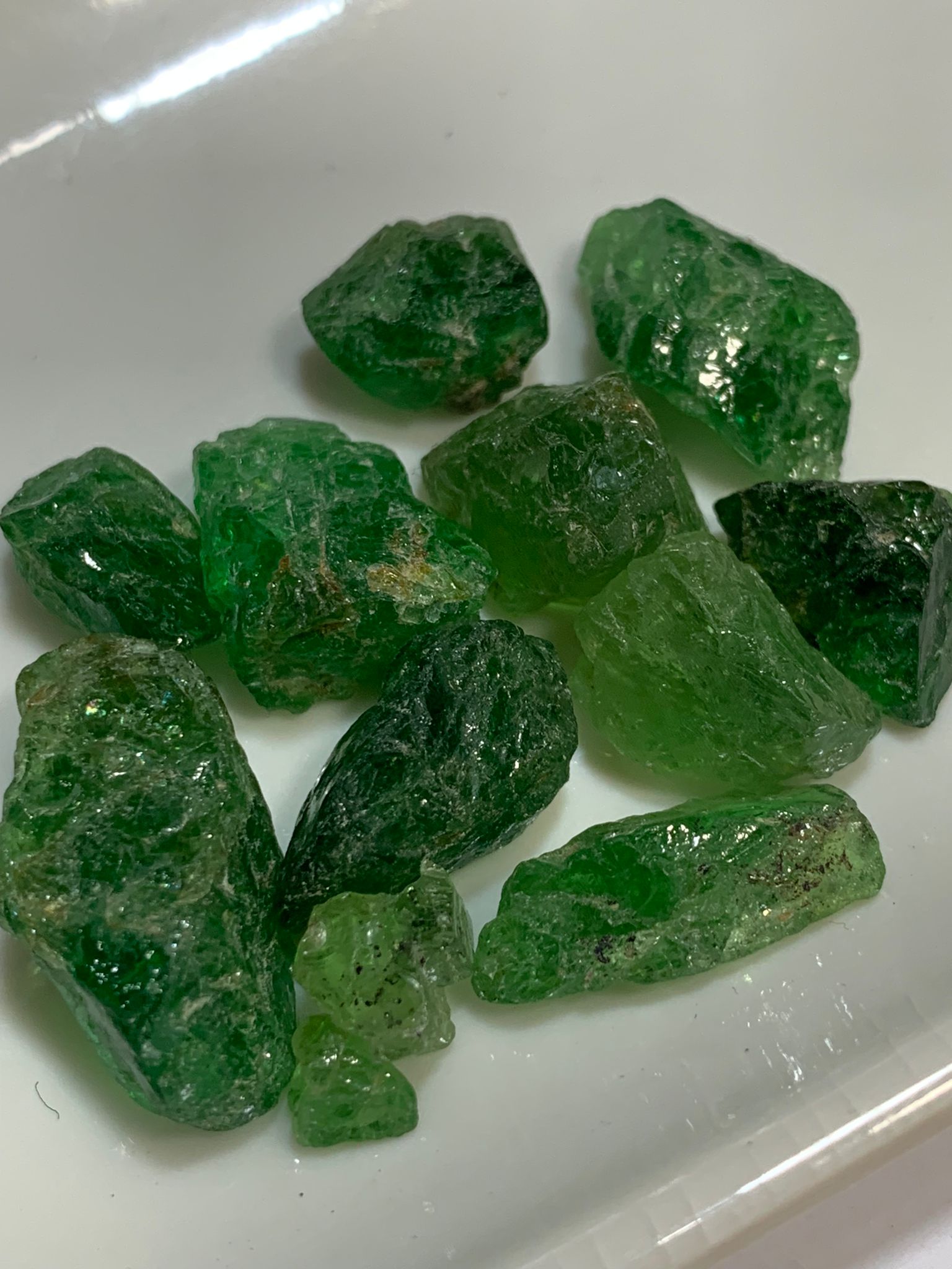 133 Carat Rough Tasovrite Garnets for Lapidary Work