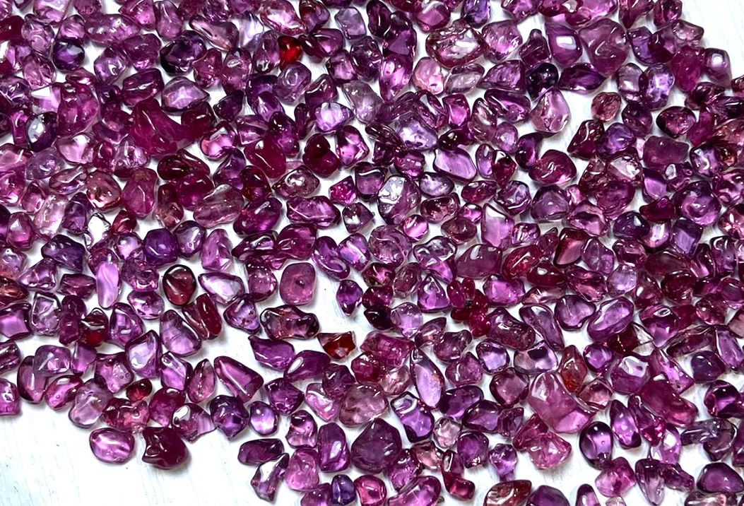 50 carats Melee Size Raw Rubies for Faceting