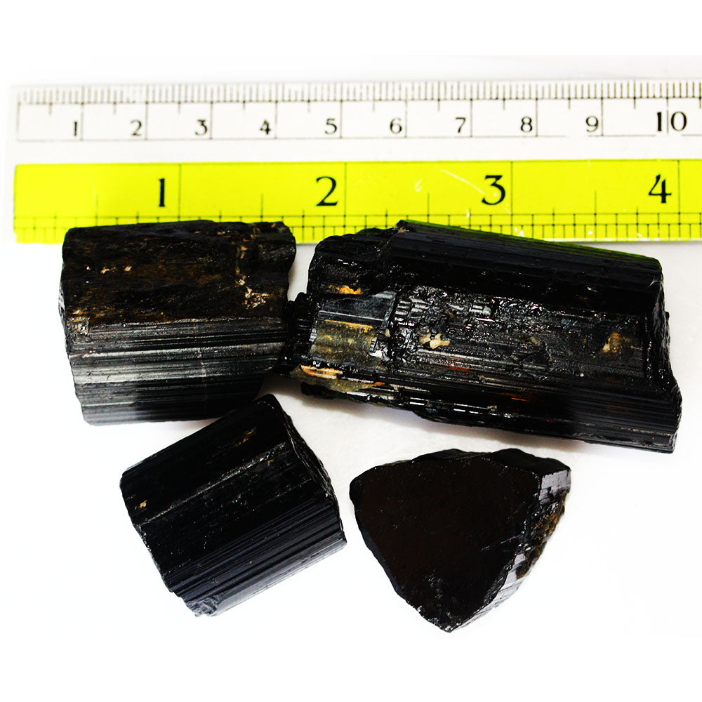 Black Tourmaline Raw Stone Black tourmaline Crystals