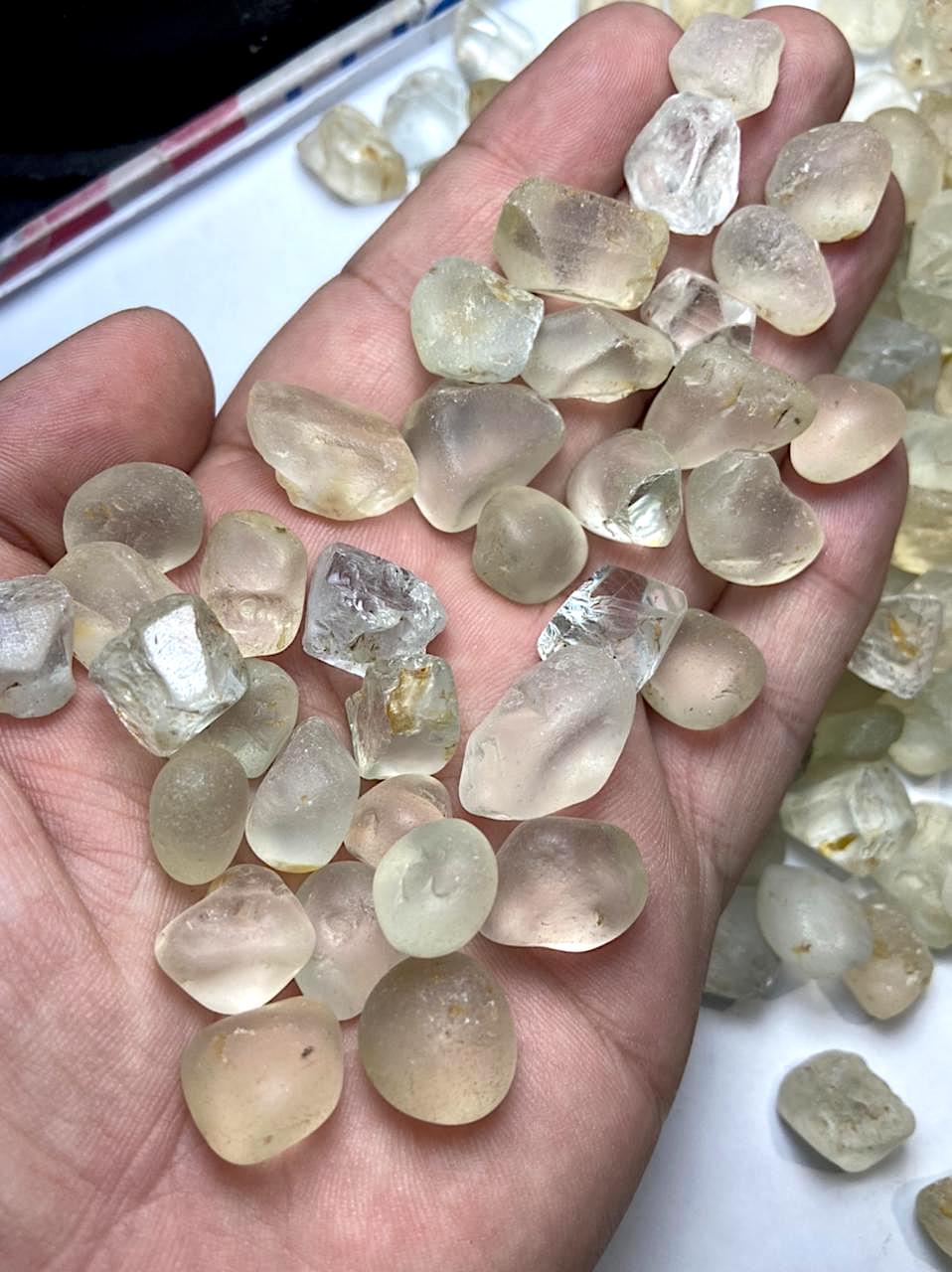 500 Grams Natural Topaz Facet Rough Deal