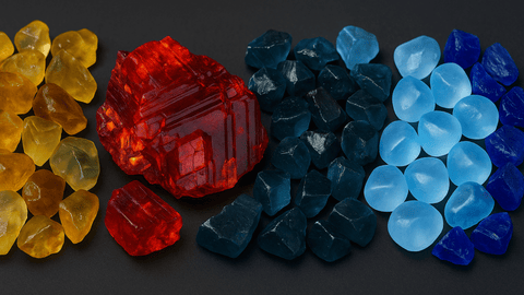Natural Gemstones Faceting Rough