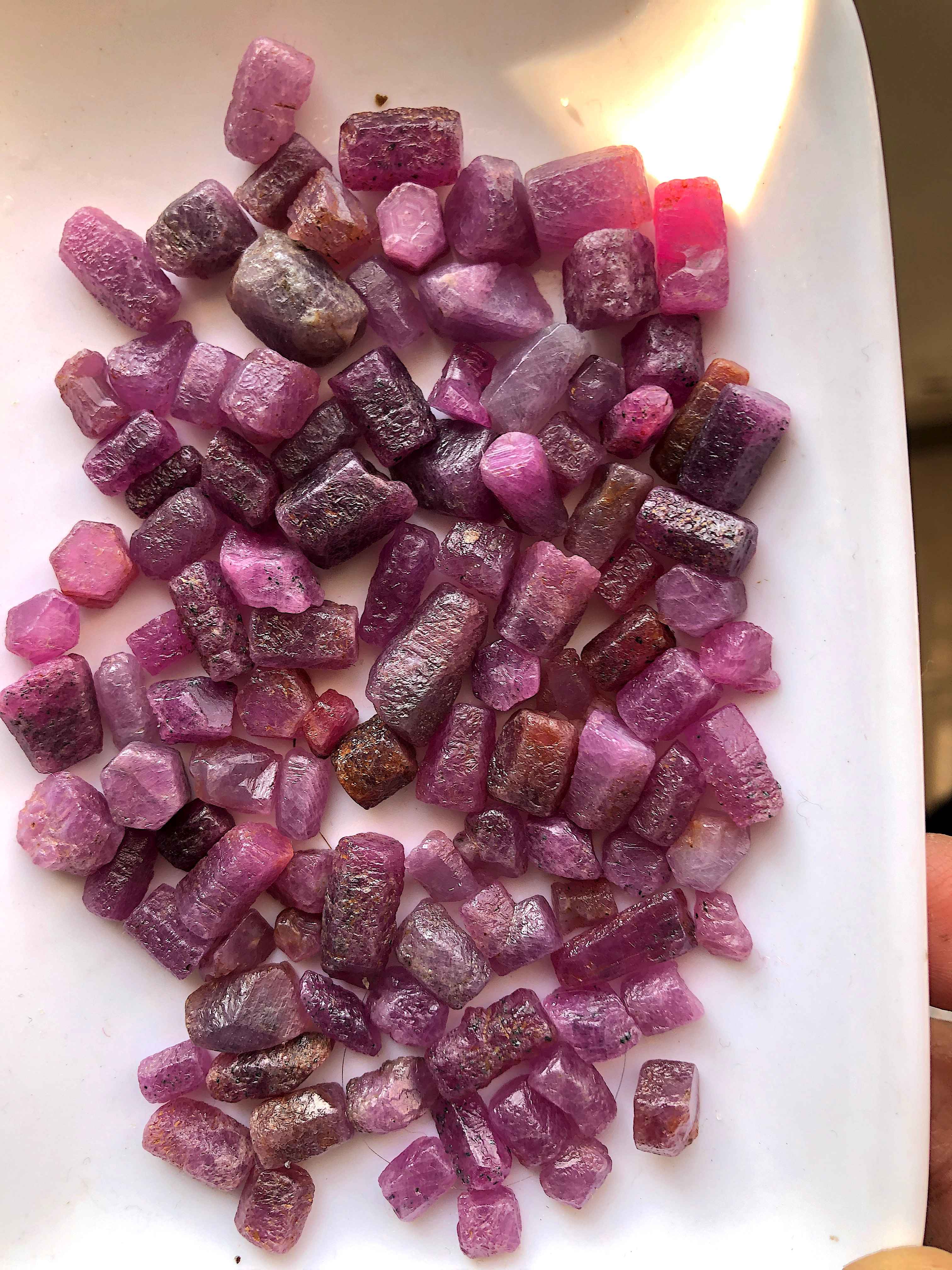 75 Grams Raw Ruby Crystals – Folkmarketgems