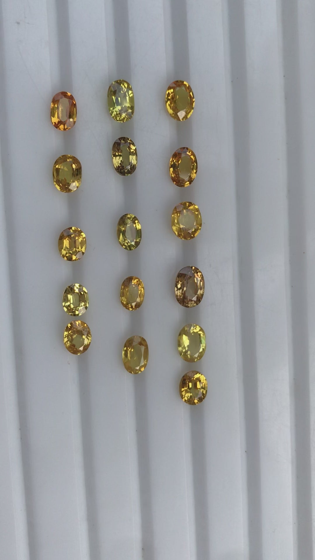 Yellow Sapphires 16 pieces