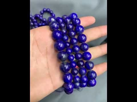 8mm to 12 mm Natural Blue Lapis Lazuli Beads String