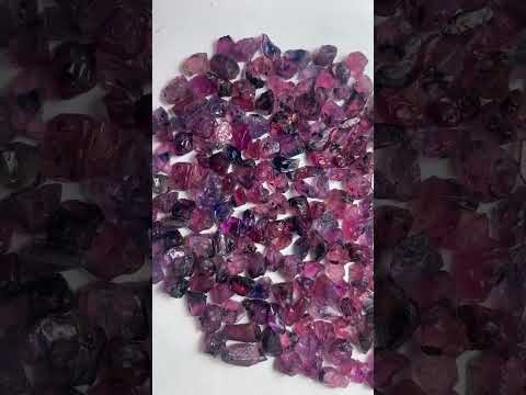 50 to 150 carats Unique Raw Sapphires from Winza- Bluish Purple Sapphires
