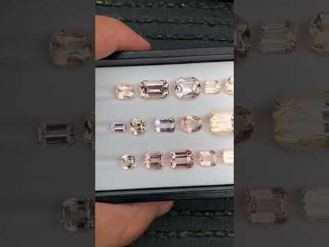 100 Carats Natural Katlang Topaz Faceted Stones | Imperial Topaz Wholesale