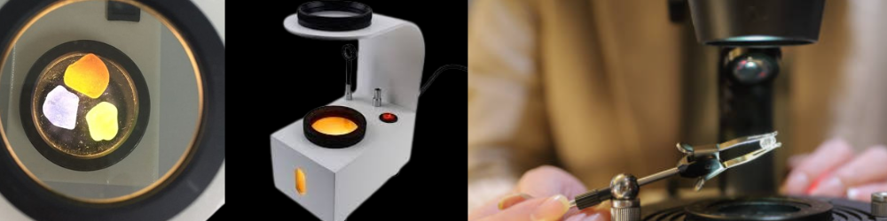Testing of Gems Mineral for Identification through Polariscope
