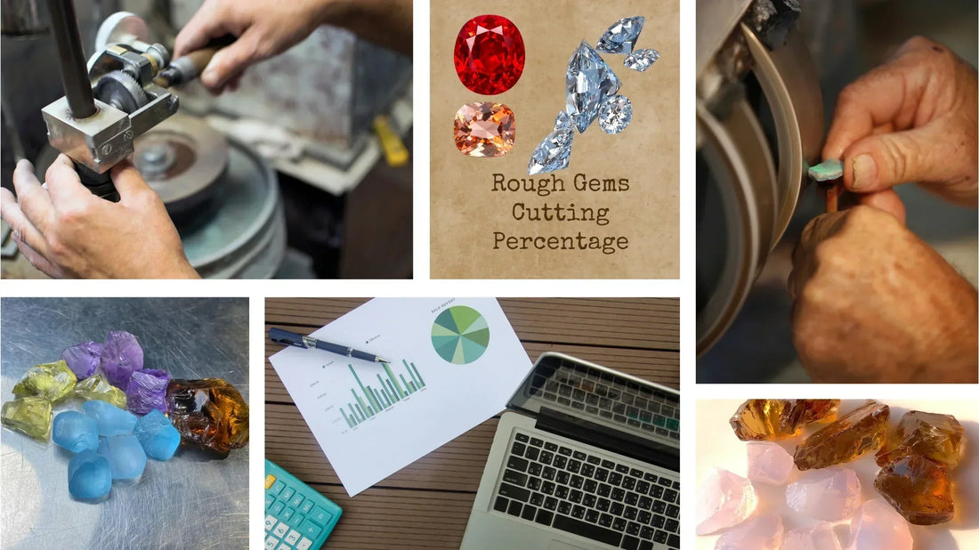 Rough to Ring Yield Ratio: How Much Rough Gemstone Loose When Cutting?