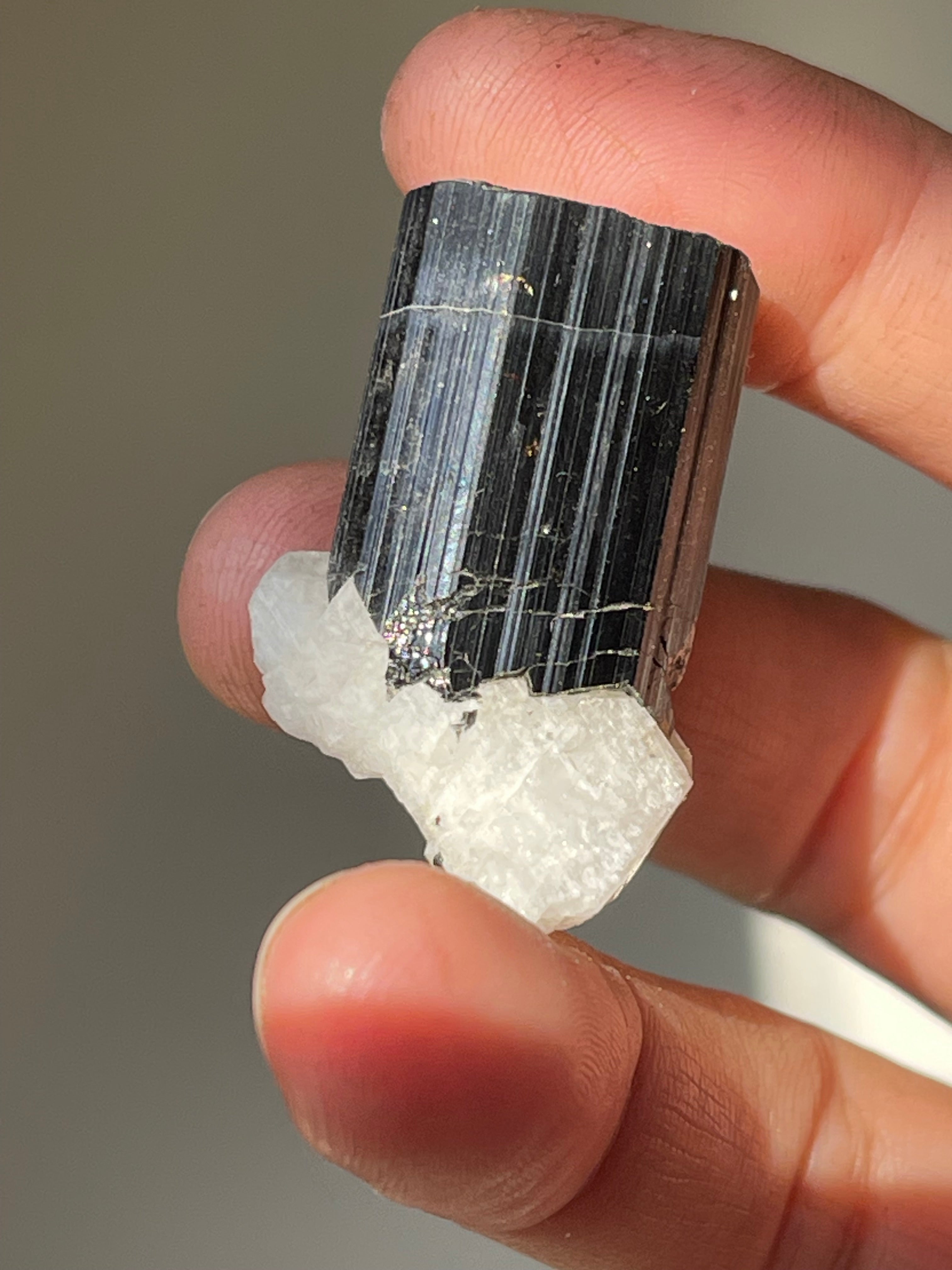 14.5 Grams Black Tourmaline on Feldspar