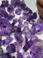 One kg Natural Raw Amethyst Stones for Faceting | Amethyst Uncut Stone