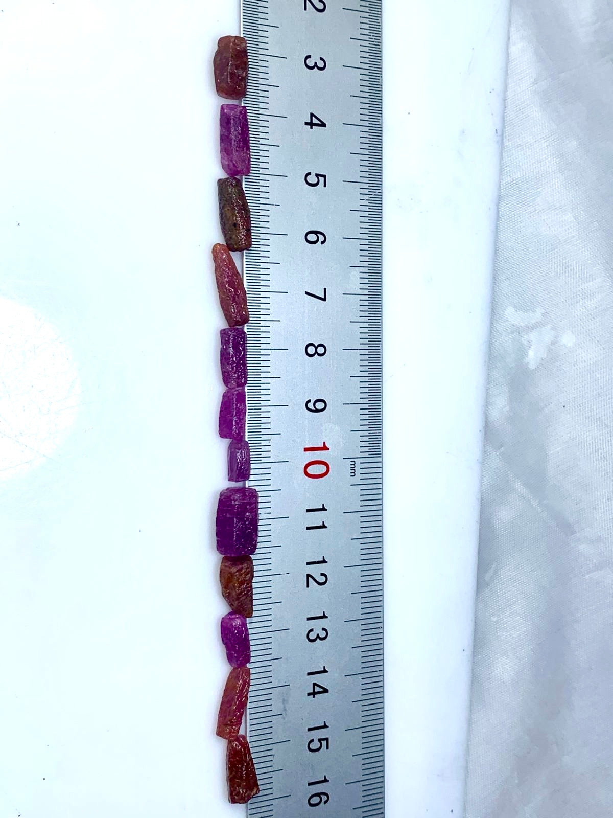 25 grams Raw Ruby and Blue sapphire Crystals Deal