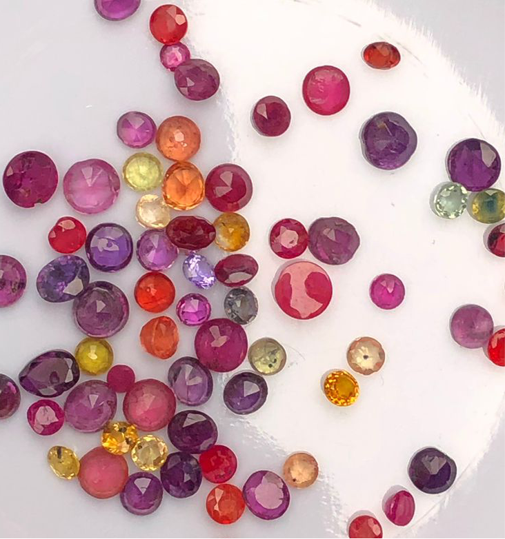 Natural Sapphire Colored Stones for jewelry designers