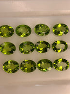 Deals of Oval Shape Green Peridots Loose Stones