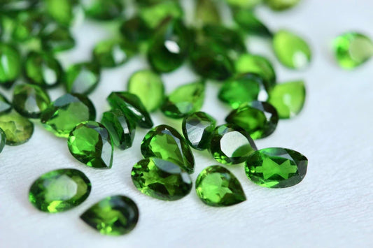 Calibrated Rare Chrome Diopside Loose Stone Deals | Bulk Loose Gems