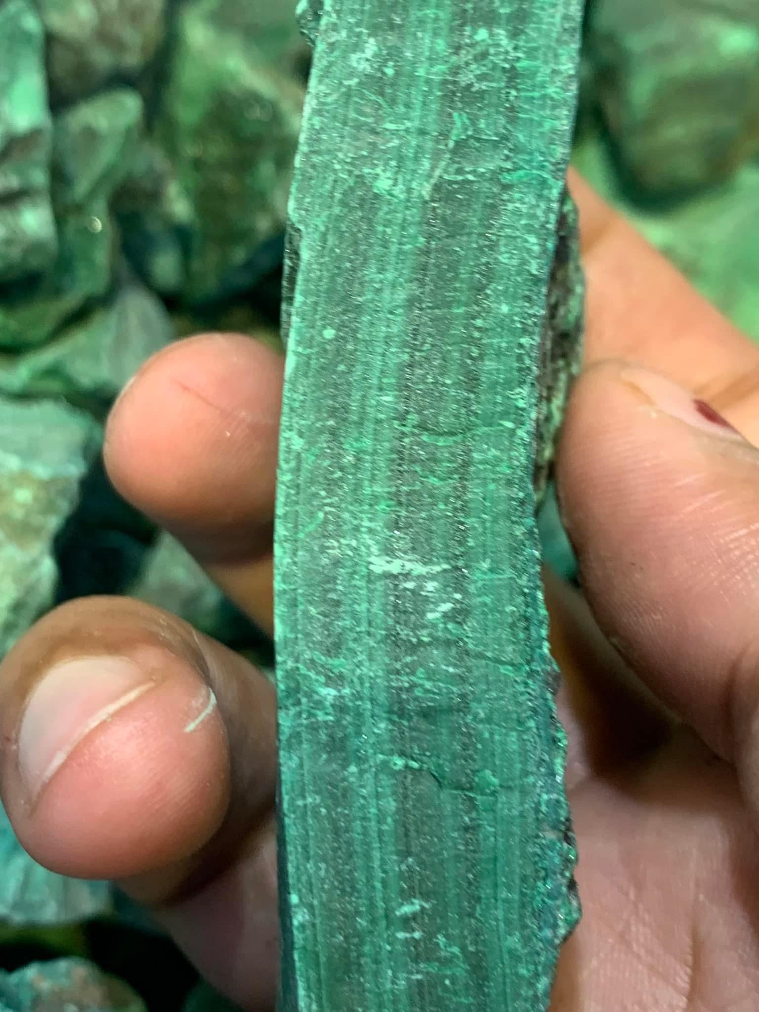 1 Kg Natural Rough Malachite Stones for Lapidary Artists