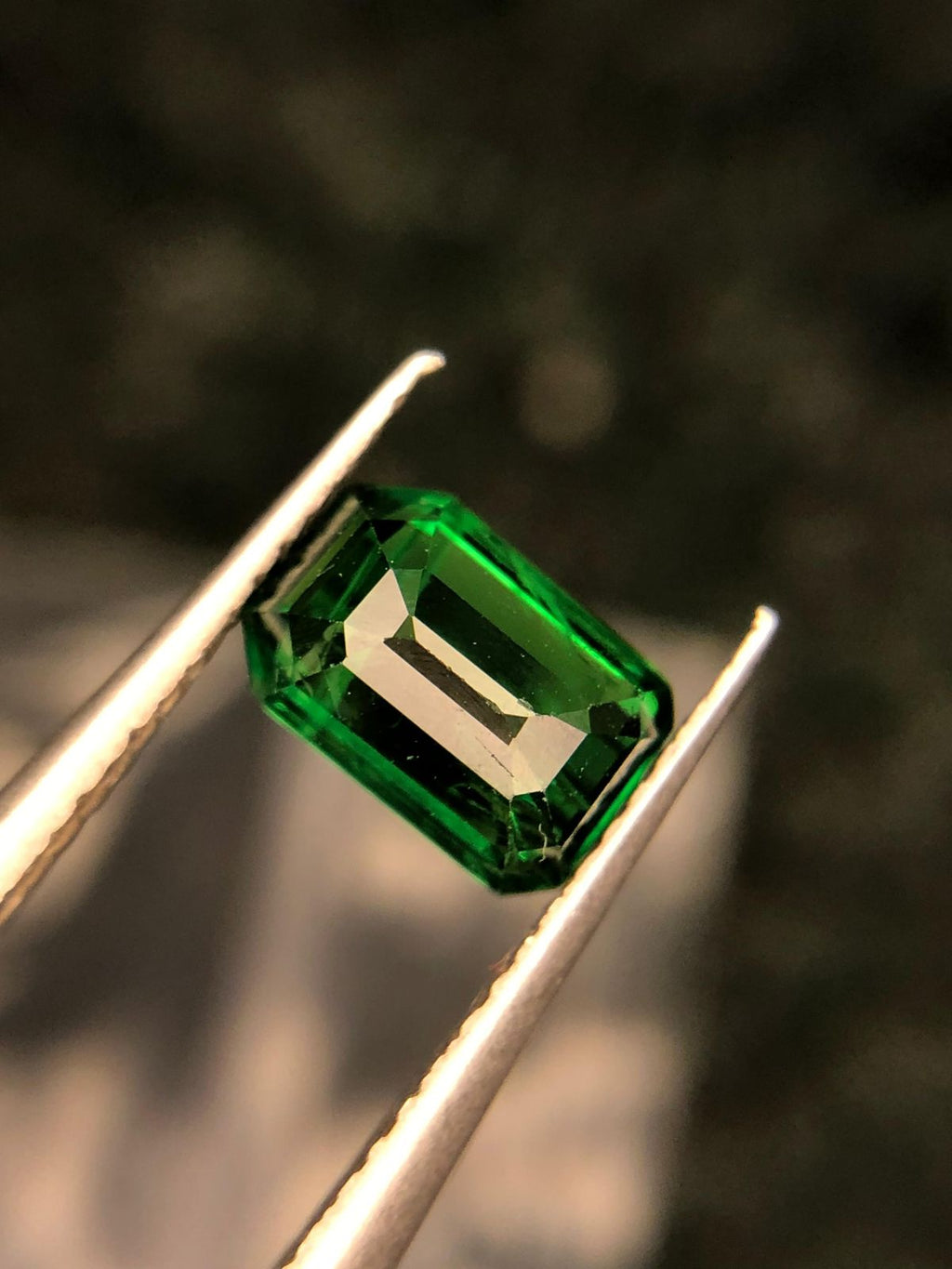  buy this emerald cut tsavorite garnet