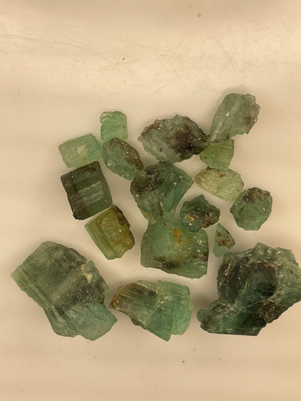 150 carats Rough Chitral Emerald Stones for Cutting and Collections
