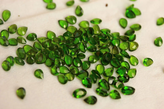 Calibrated Rare Chrome Diopside Loose Stone Deals | Bulk Loose Gems