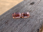 Pair of Step Cut Baby Pink Topaz Loose Gemstone