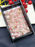 140 Carats Watermelon Tourmaline Slices | Pink -Green
