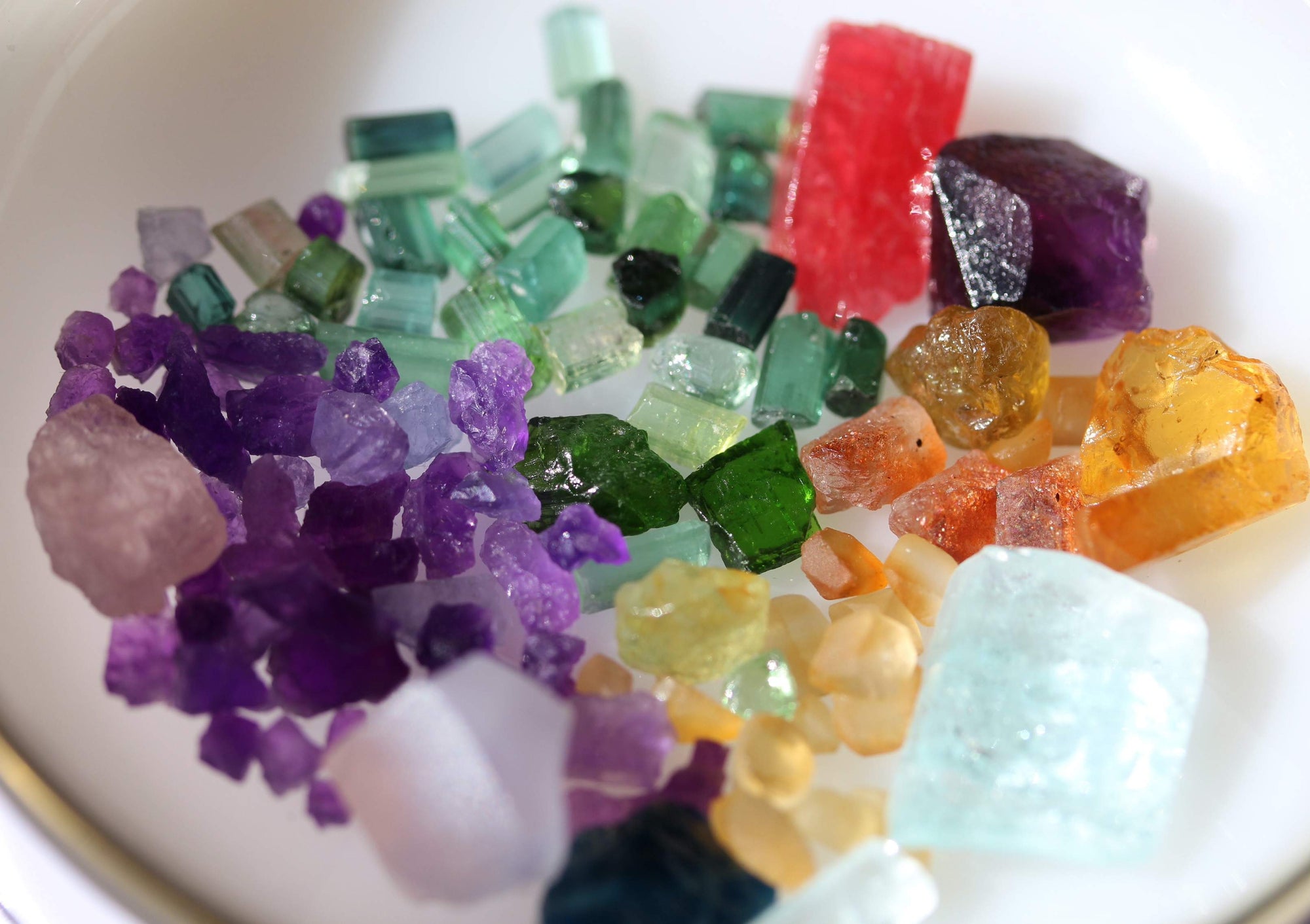 Mixed Raw Stone Deal for Faceting | Cabbing - Aqua, Garnets, Hackmanite, Chrome, Rhodonite, garnet, tourmaline