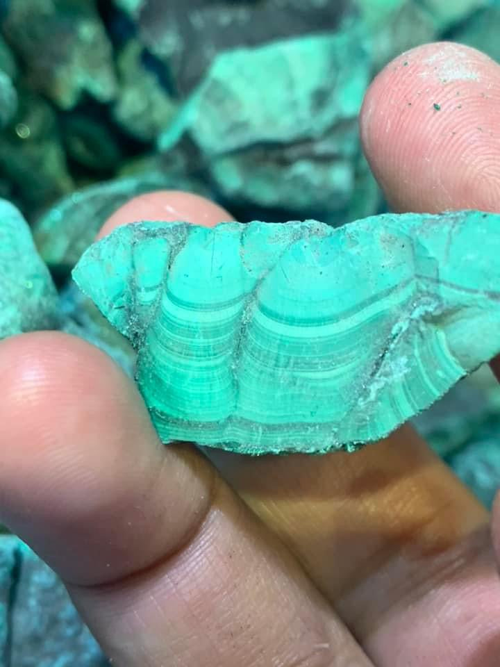 1 Kg Natural Rough Malachite Stones for Lapidary Artists