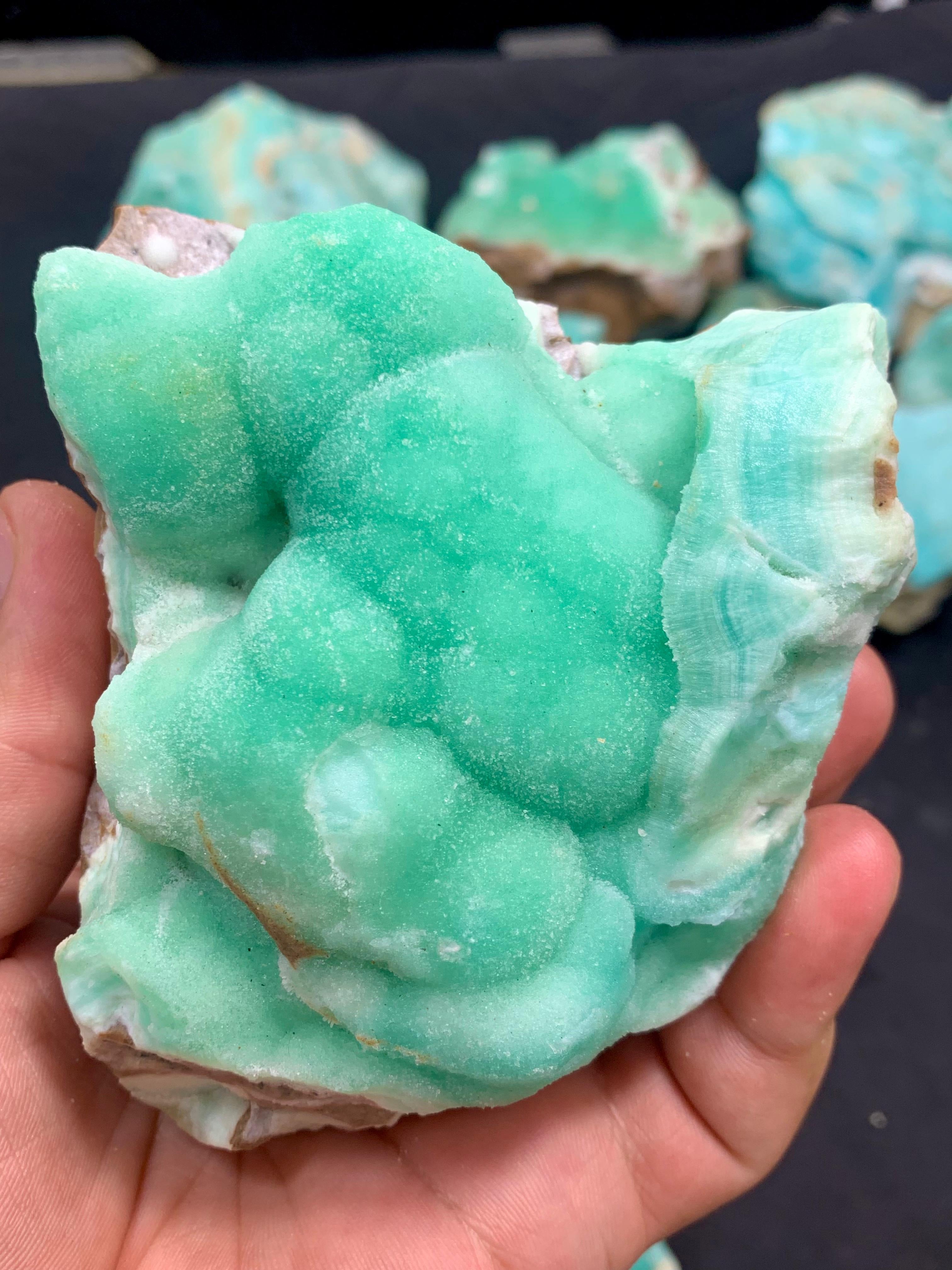 Blue Aragonite Rough Stone Wholesale - Choose Deal