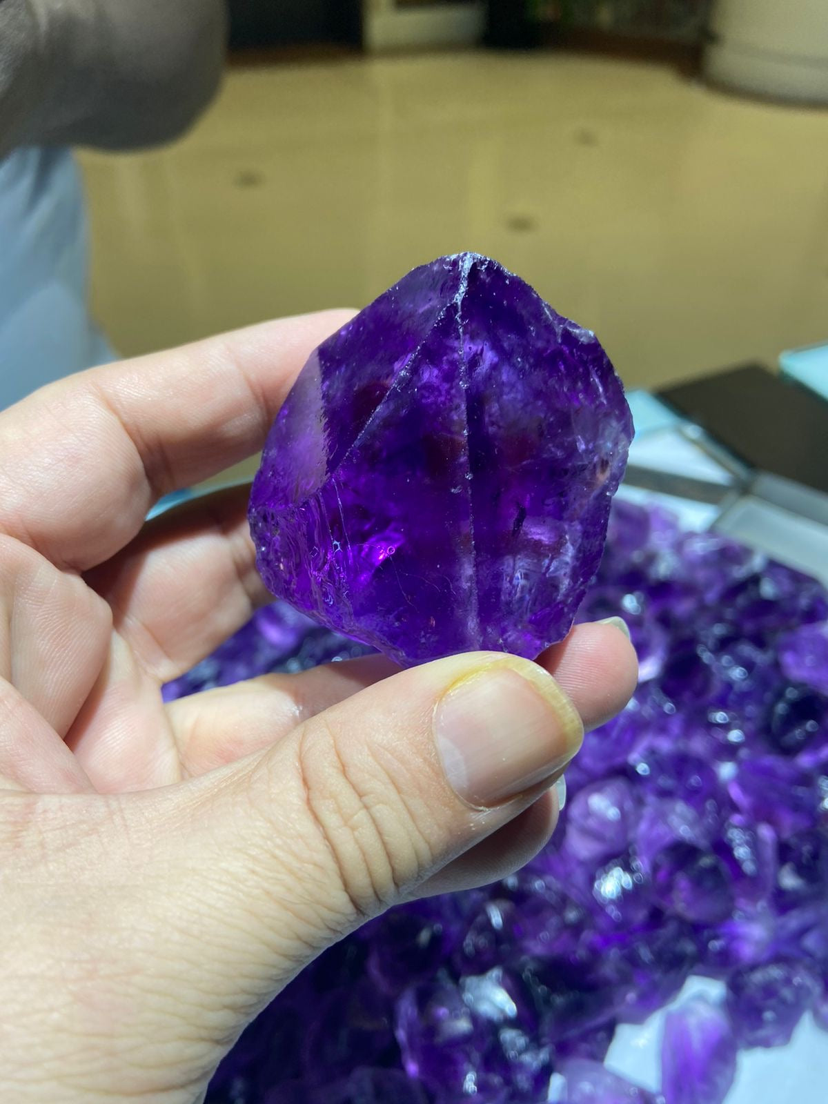 1 kg best Quality Rough Amethyst for Faceting