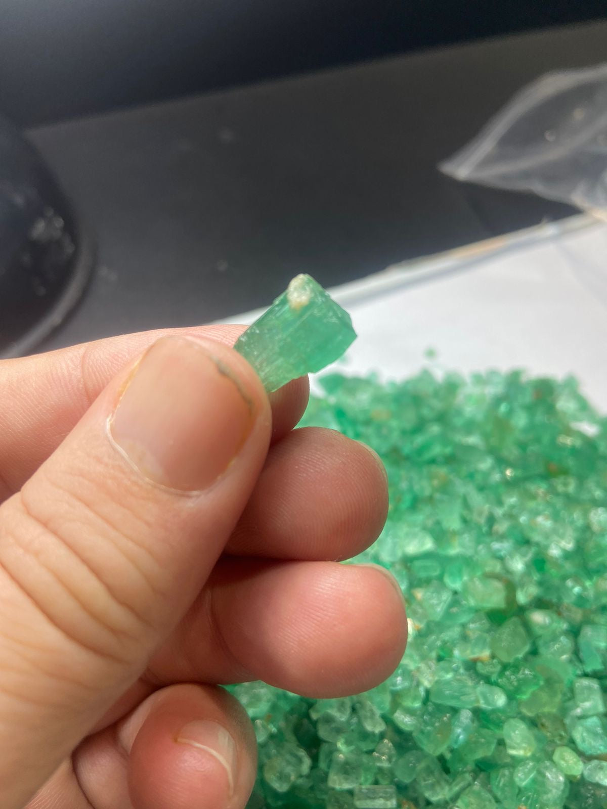 Deals on Panjshir Rough Emerald Stones for faceting / cabbing