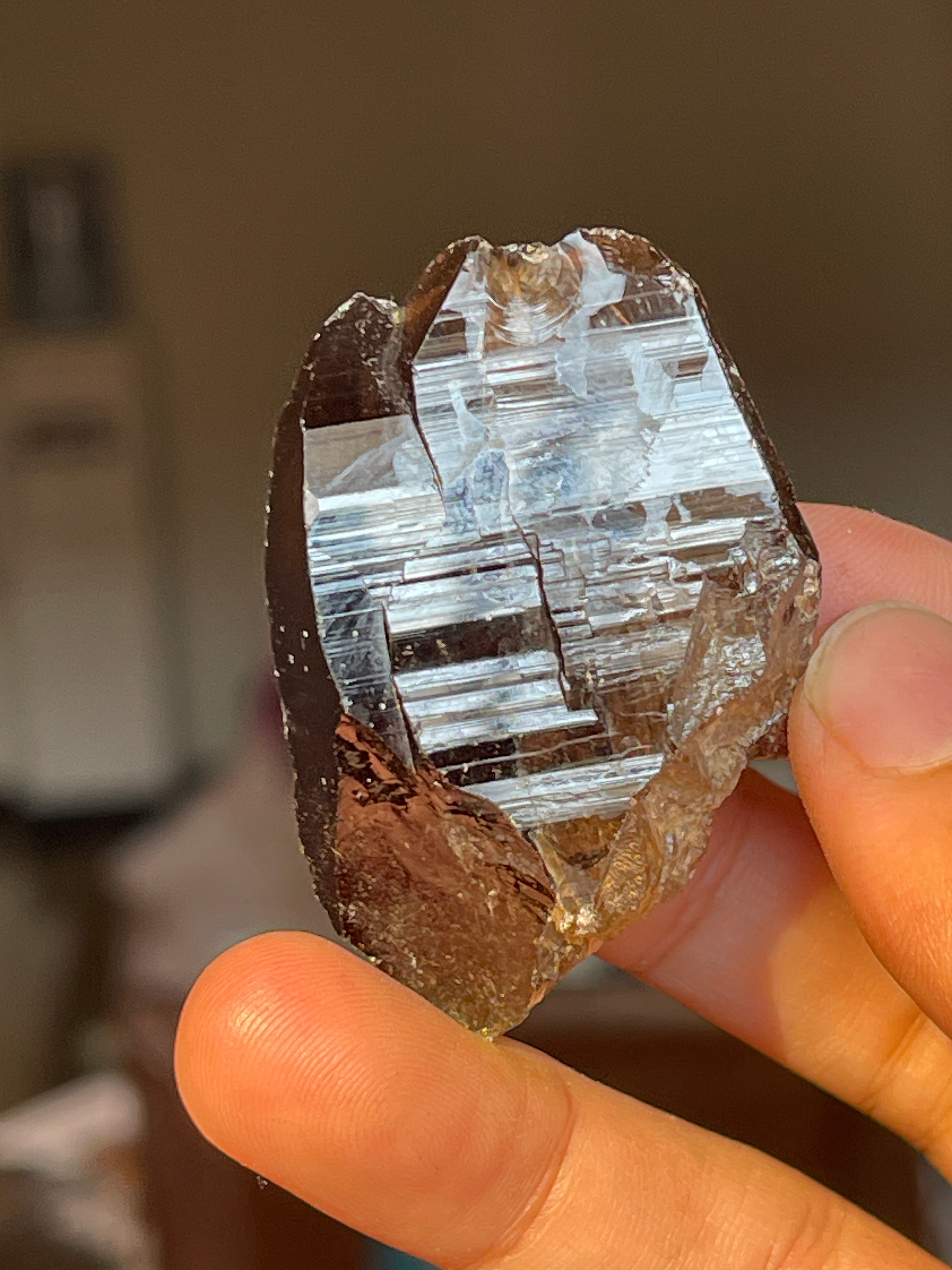 34 grams Smoky Quartz Cluster from Hunza, Pakistan